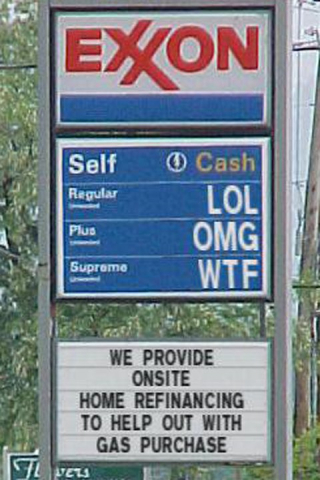 Exxon OMG gas price board_Johnny Frederic